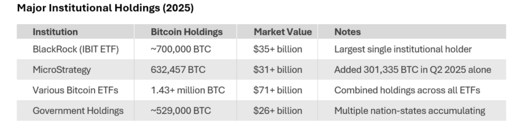 The Great Bitcoin Gold Rush of 2025: Who Actually Owns It? 4 WHOS BUYING TABLE 2