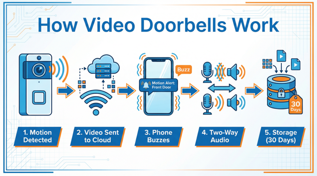 How video doorbelss work Medium