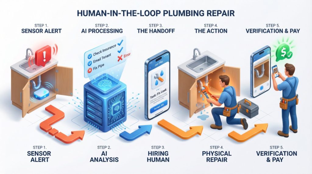 human in the loop AI process Medium